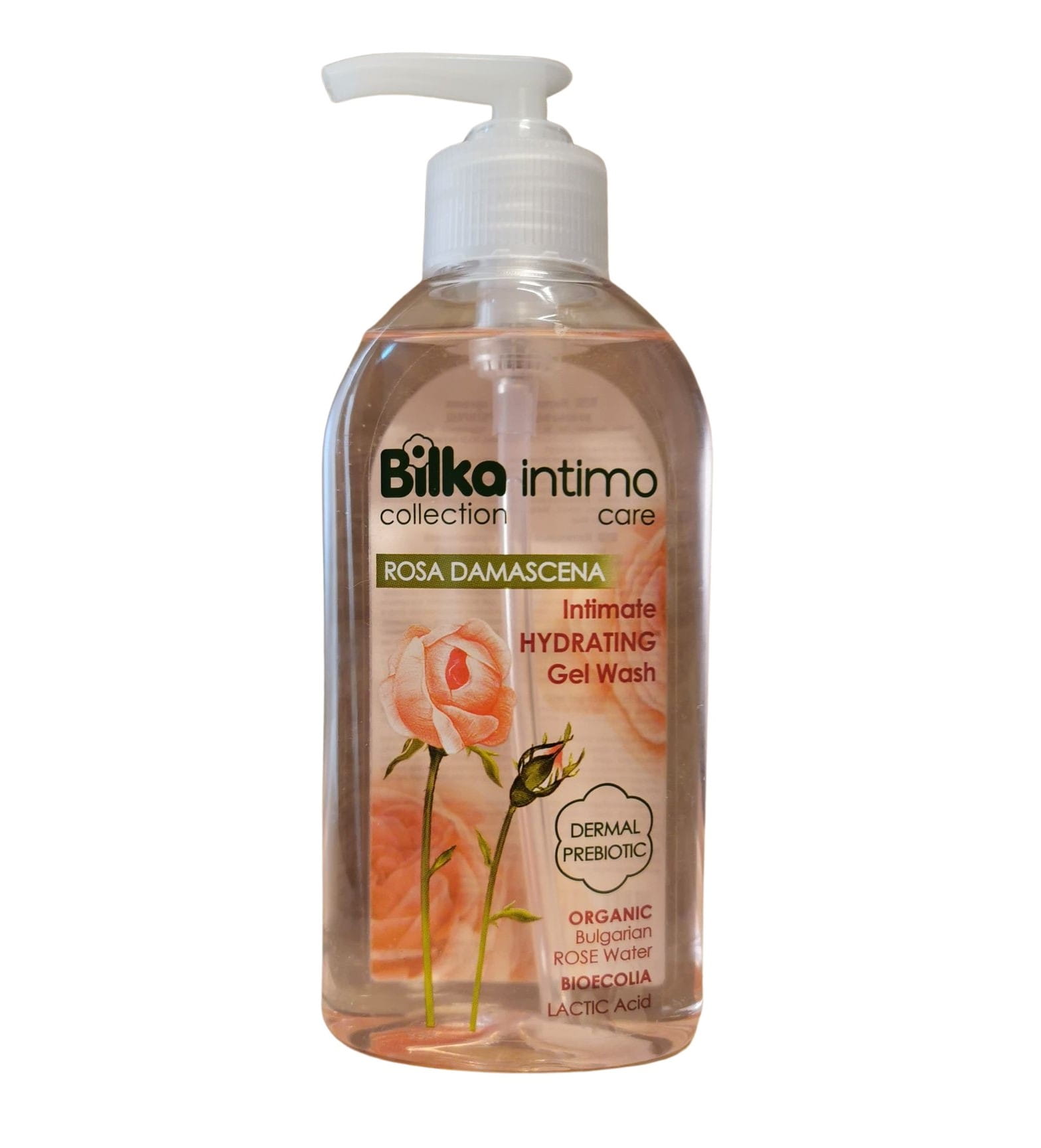Nawilżający żel do higieny intymnej  z Organiczną Wodą Różaną 200ML