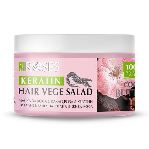 Vintage Rose ヘアマスク Hair mask with Rose Elixir 500ML - Roses from Bulgaria