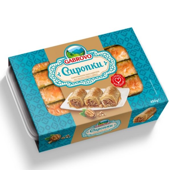Baklawa w syropie z orzechami włoskimi 450 g