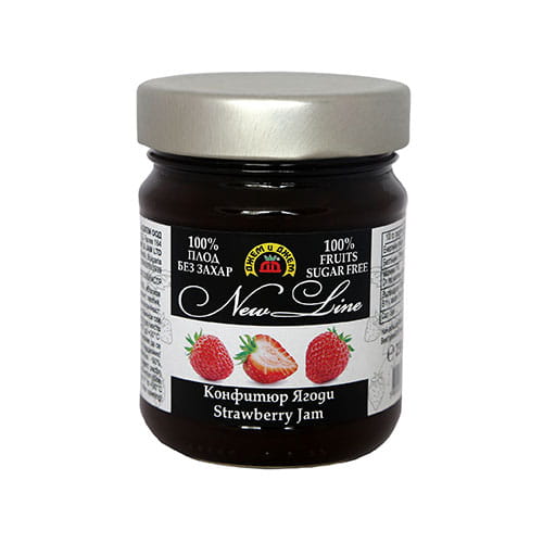 Dżem z Truskawek 230G 100% Naturalny bez cukru